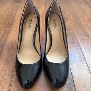 Michael Kors Black Patent Leather Heels